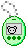 green tamagotchi toy